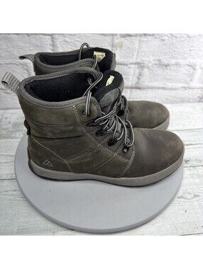Alpine Design Kamik Men's Gray Vibram Sole Waterproof Winter Boots Size 8